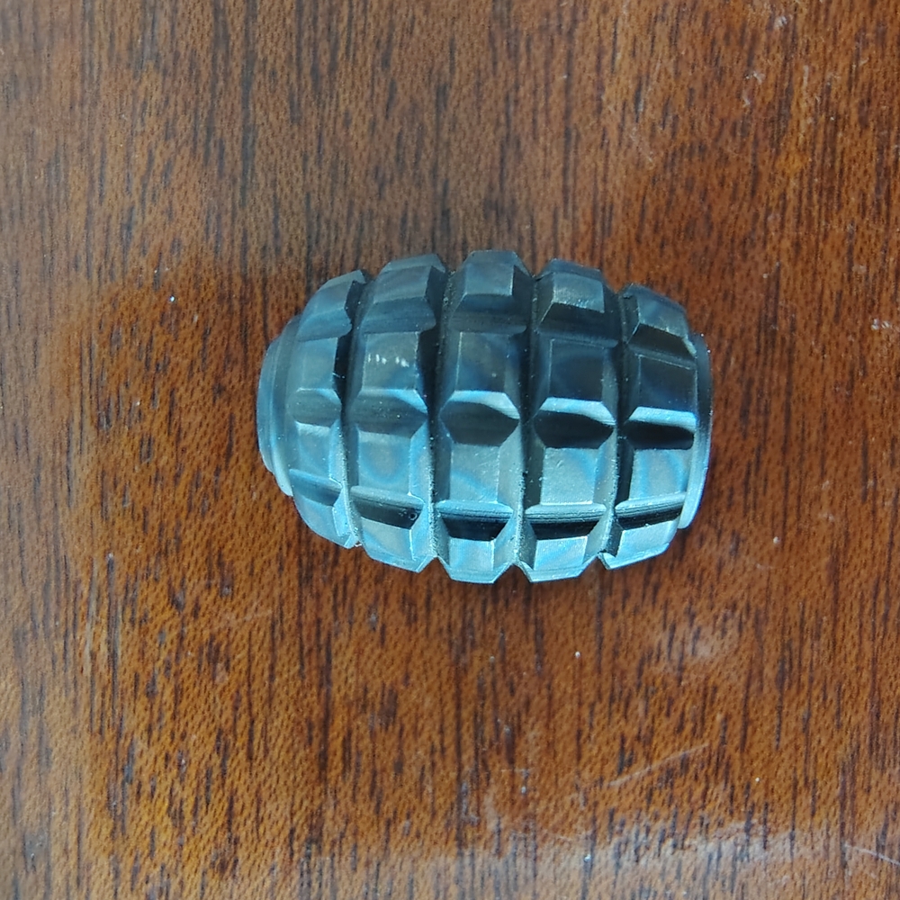 Source Unknown Black Grenade Keychain